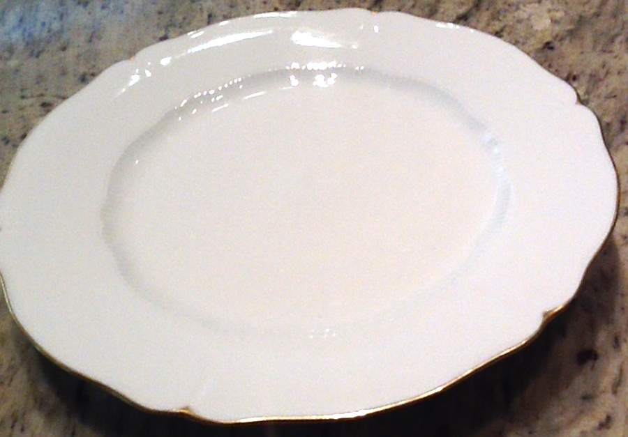 H4054 14" Oval Serving Platter by Haviland-1