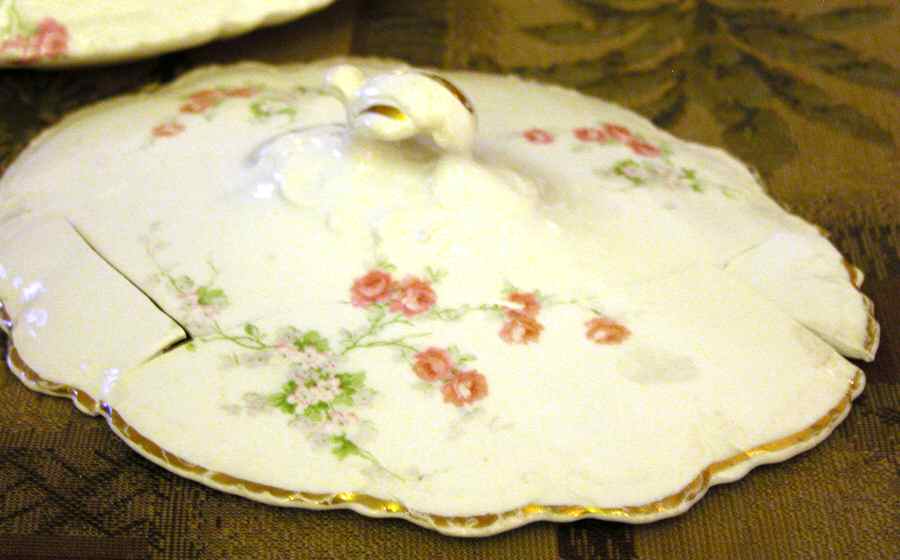 H3804 Lid for Oval Vegetable by Homer Laughlin -1