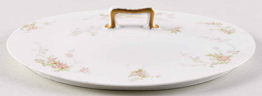 H4072 Lid for Oval Vegetable by Haviland-1