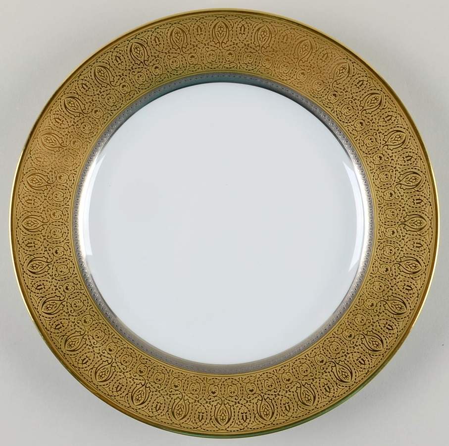 Palmyre Or (Gold) Dinner Plate by Haviland-1