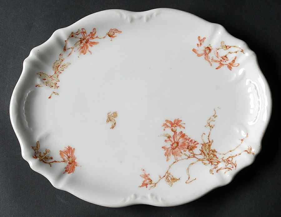 H4082 9" Oval Serving Platter by Haviland-1