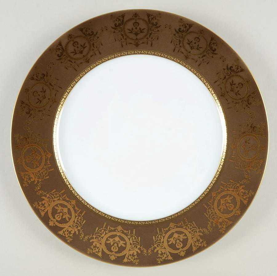 Ritz Imperial Bronze Dinner Plate by Haviland-1