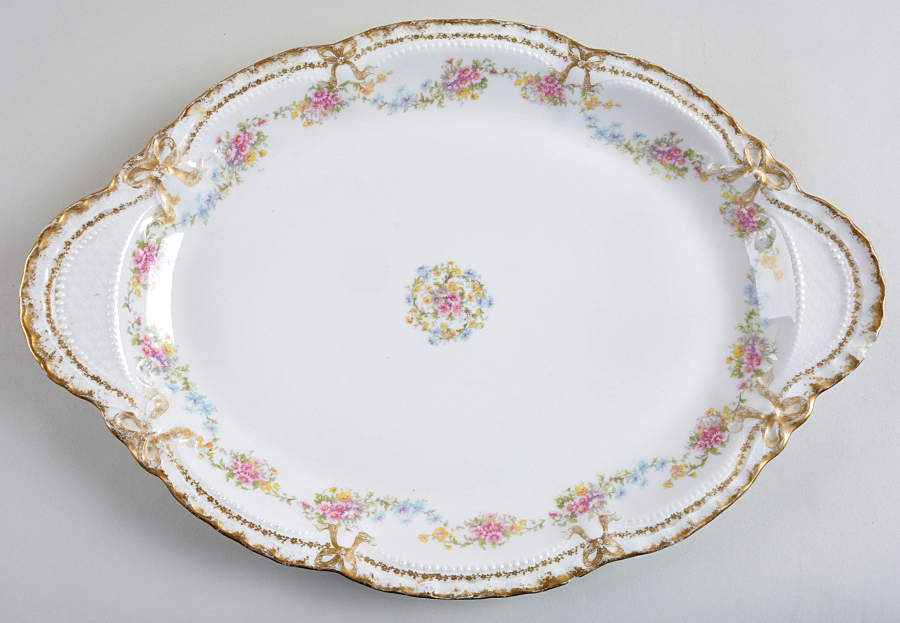 Schleiger 1058-7 16" Oval Serving Platter by Haviland-1