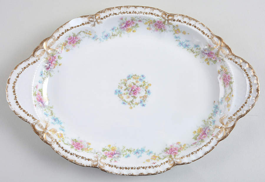 Schleiger 1058-7 12" Oval Serving Platter by Haviland-1