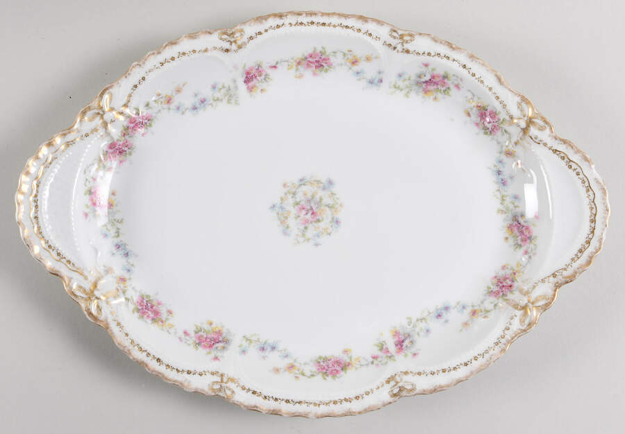 Schleiger 1058-7 14" Oval Serving Platter by Haviland-1