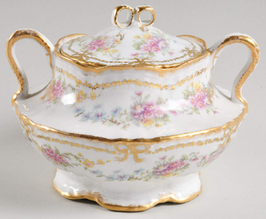 Schleiger 1058-7 Oversize Sugar Bowl & Lid by Haviland-1