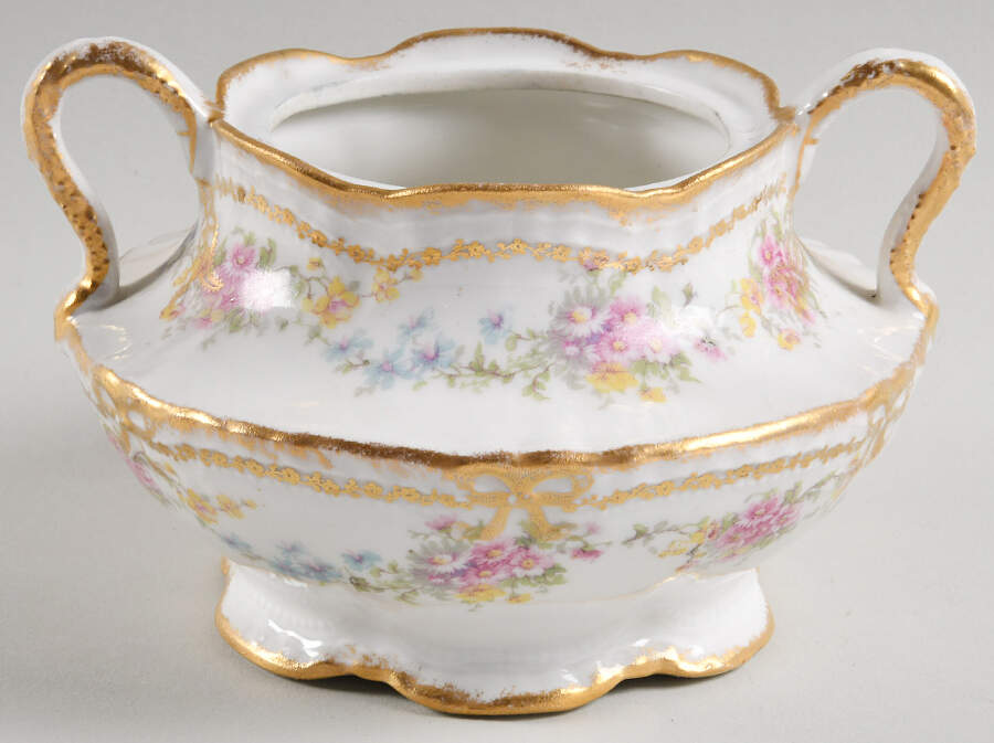 Schleiger 1058-7 Oversize Sugar Bowl-No Lid by Haviland-1