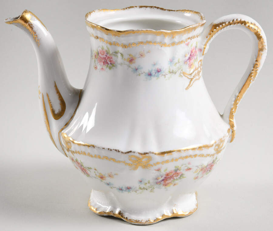 Schleiger 1058-7 Teapot No Lid by Haviland-1