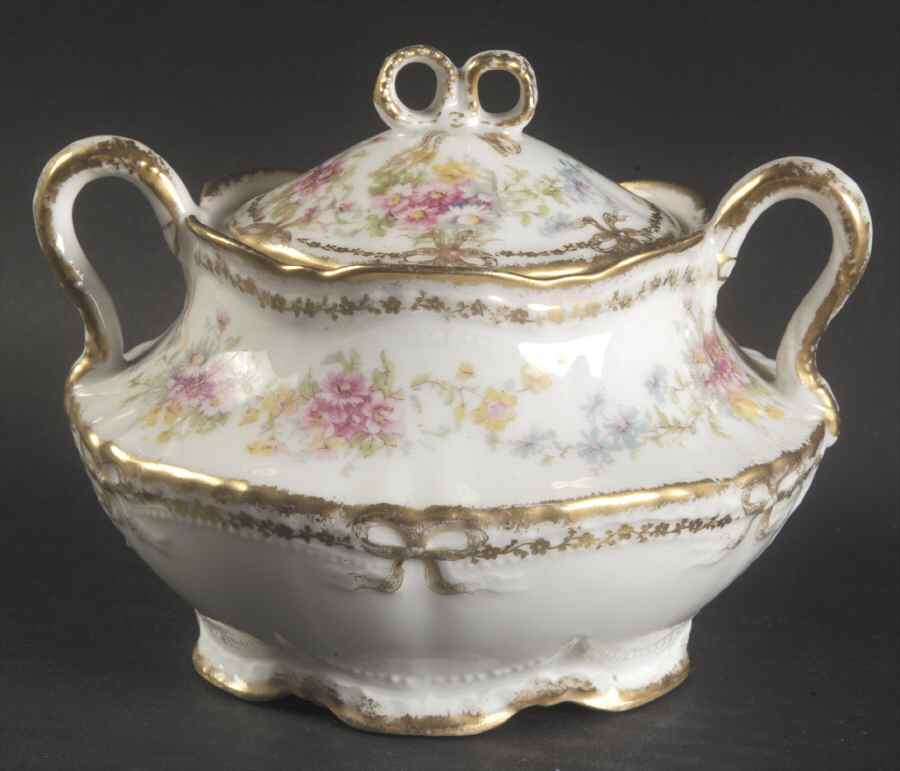 Schleiger 1058-7 Sugar Bowl & Lid by Haviland-1