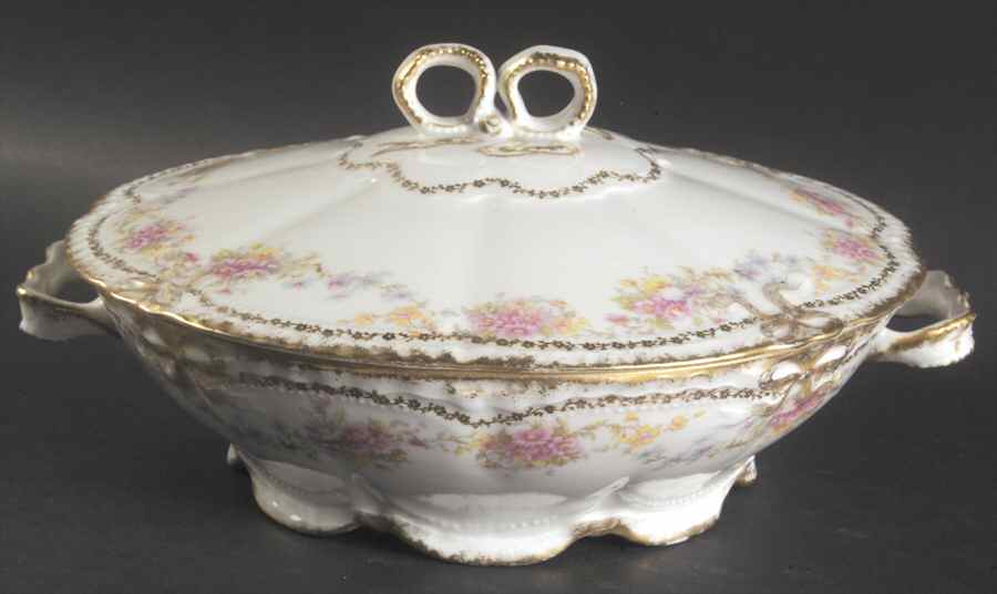 Schleiger 1058-7 Round Covered Vegetable by Haviland-1