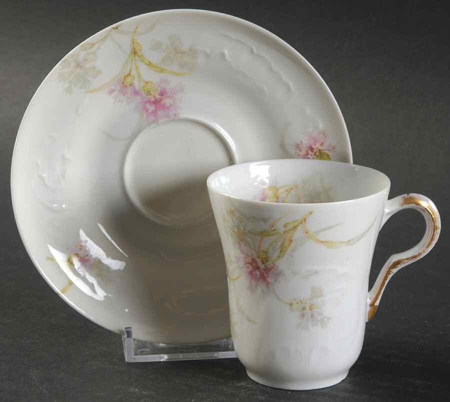 Schleiger 1035-8 Chocolate Cup & Saucer Set by Haviland-1