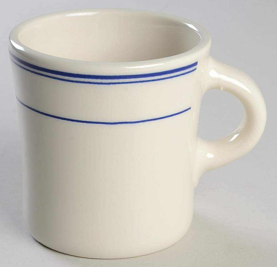 Banded Cobalt Blue Mug by Homer Laughlin -1
