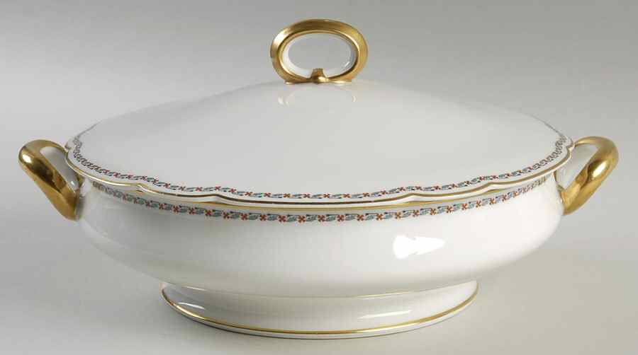 H4098 Round Covered Vegetable by Haviland-1