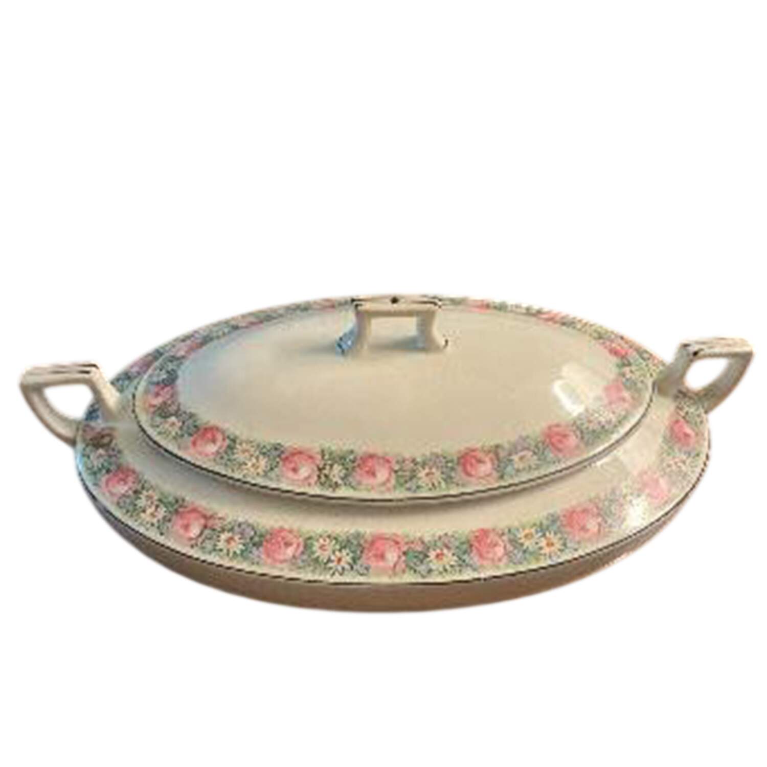 HLC2631 Oval Covered Vegetable by Homer Laughlin -1
