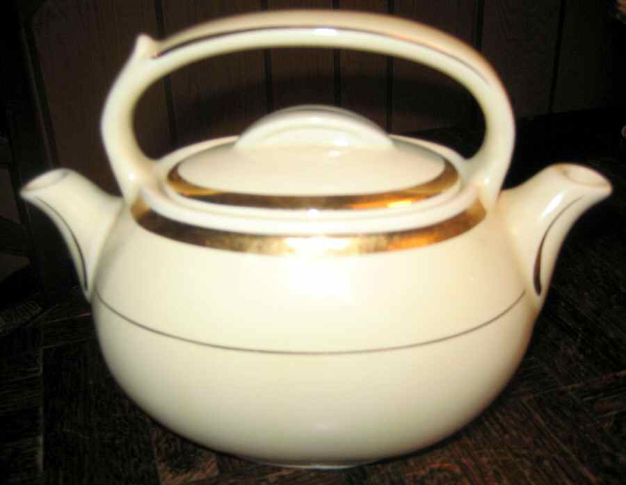 Teapots By Hall (Non-Pattern) Teataster 2 Spout Teapot & Lid by Hall-1
