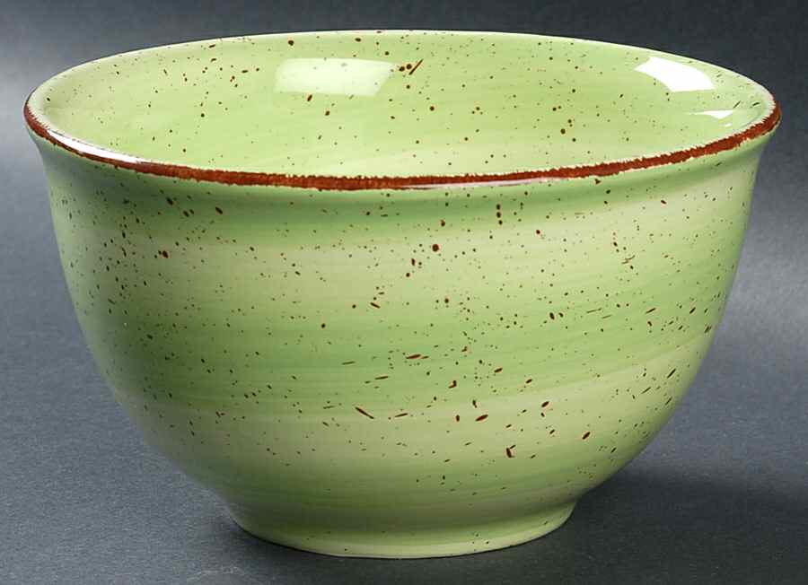 Twist Light Green Soup/Cereal Bowl by Hausenware-1