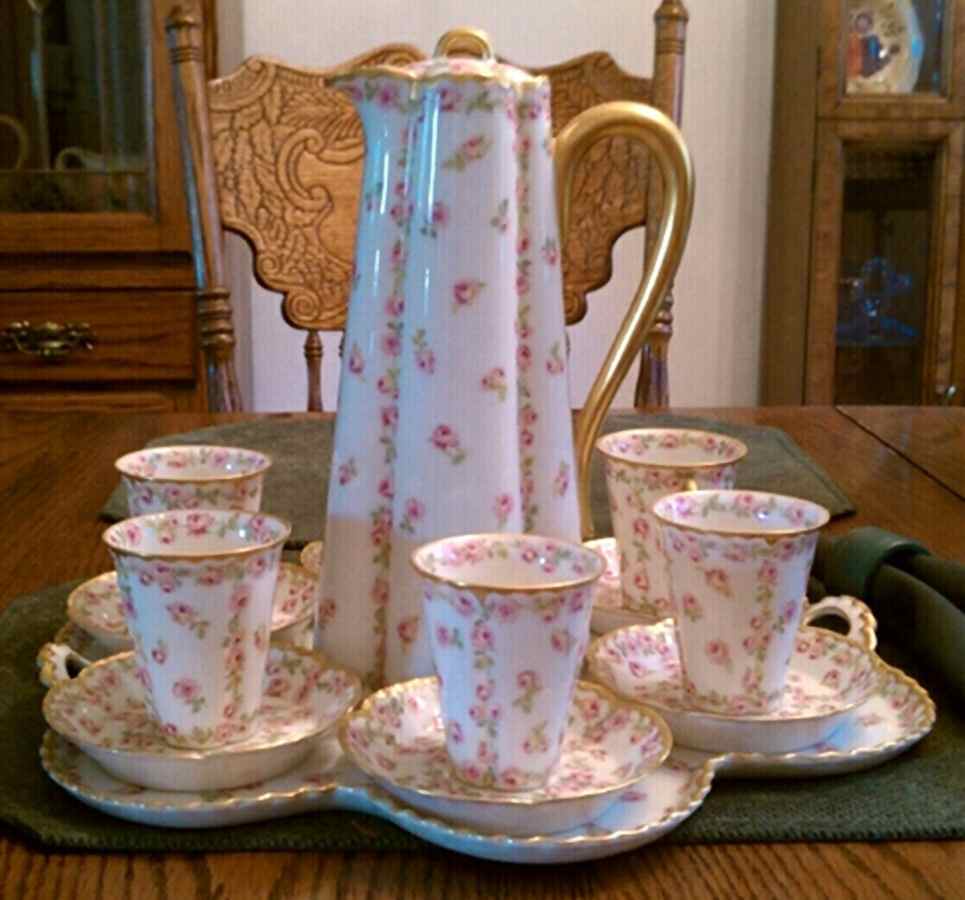 H4111 15 Piece Chocolate Set by Haviland-1