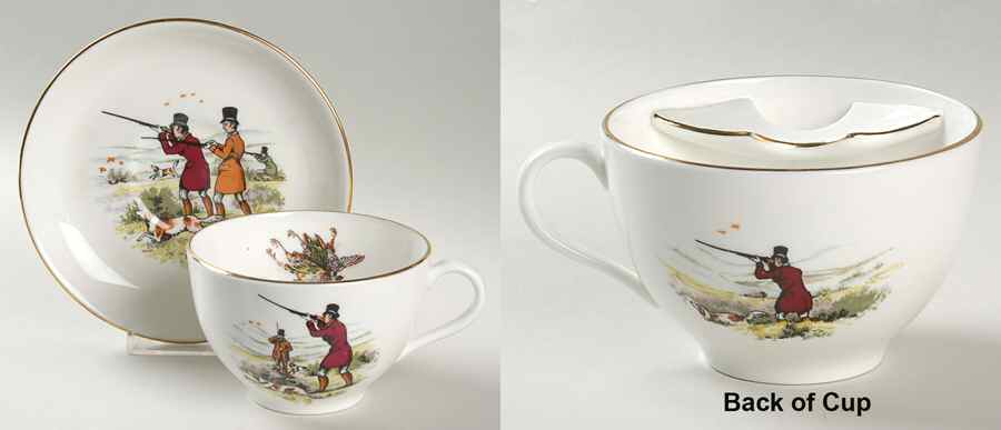6434 Mustache Cup & Saucer Set by Hammersley-1