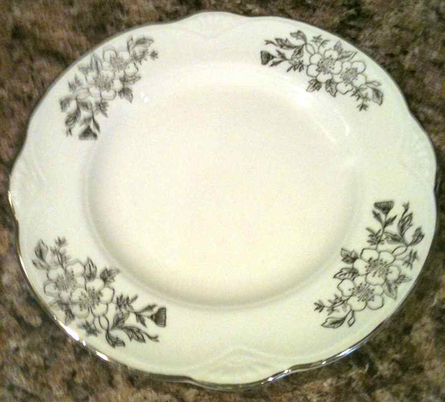 Woodland Gold Bread & Butter Plate by Homer Laughlin -1