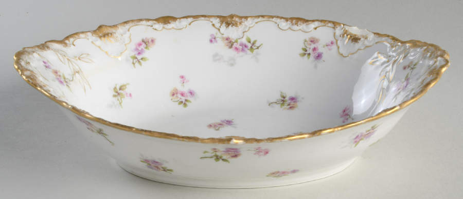 H4115 10" Oval Vegetable Bowl by Haviland-1