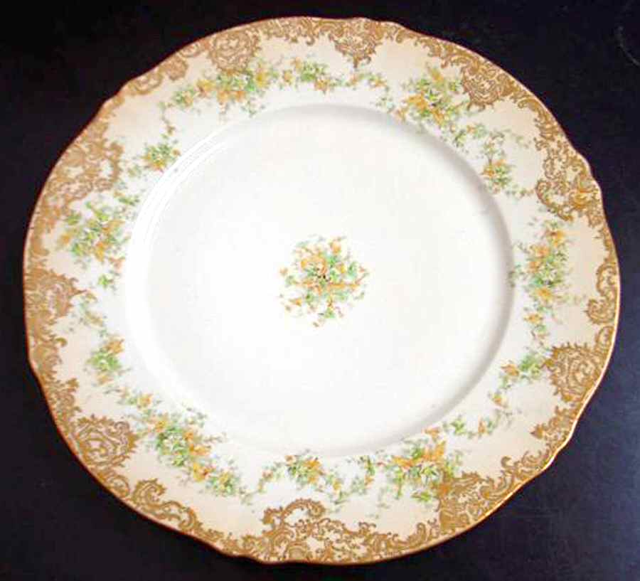 Schleiger 341-7 Dinner Plate by Haviland-1