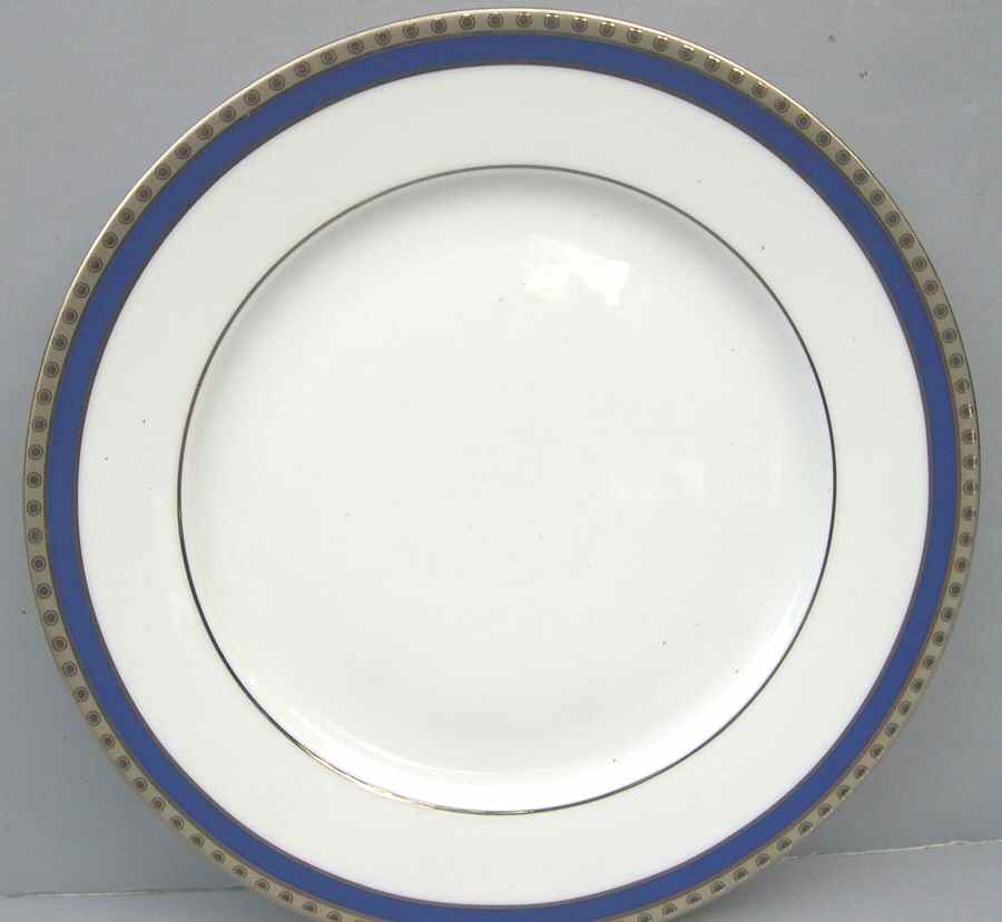 La Maison de Chronos Platine Bleu Dinner Plate by Haviland-1