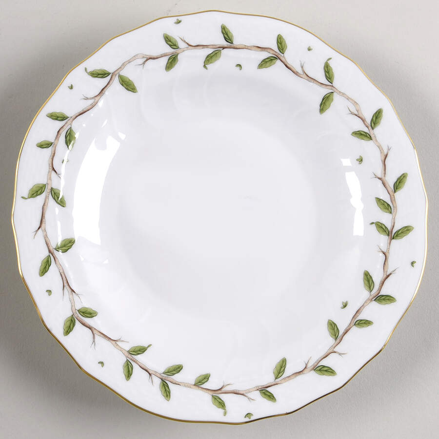 Rothschild Garden Dessert/Pie Plate by Herend-1