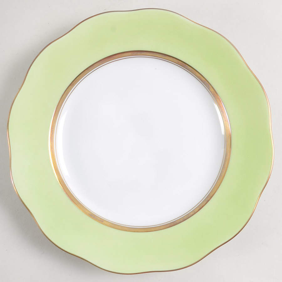 Silk Ribbon Salad/Dessert Plate by Herend-1