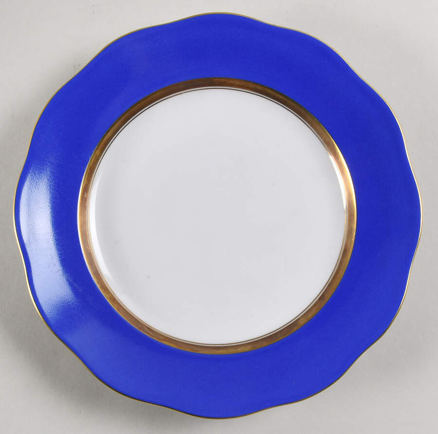 Silk Ribbon Salad/Dessert Plate by Herend-1