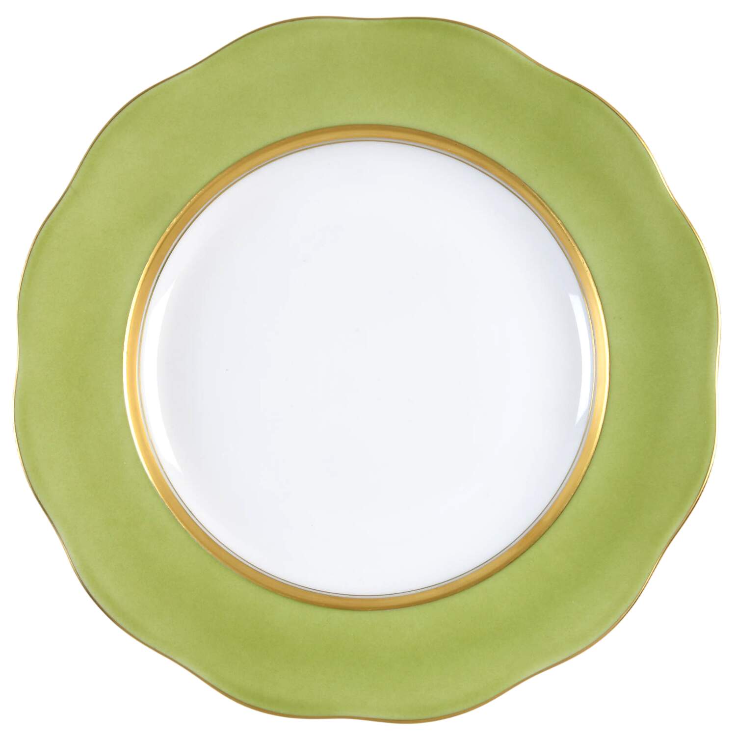 Silk Ribbon Salad/Dessert Plate by Herend-1