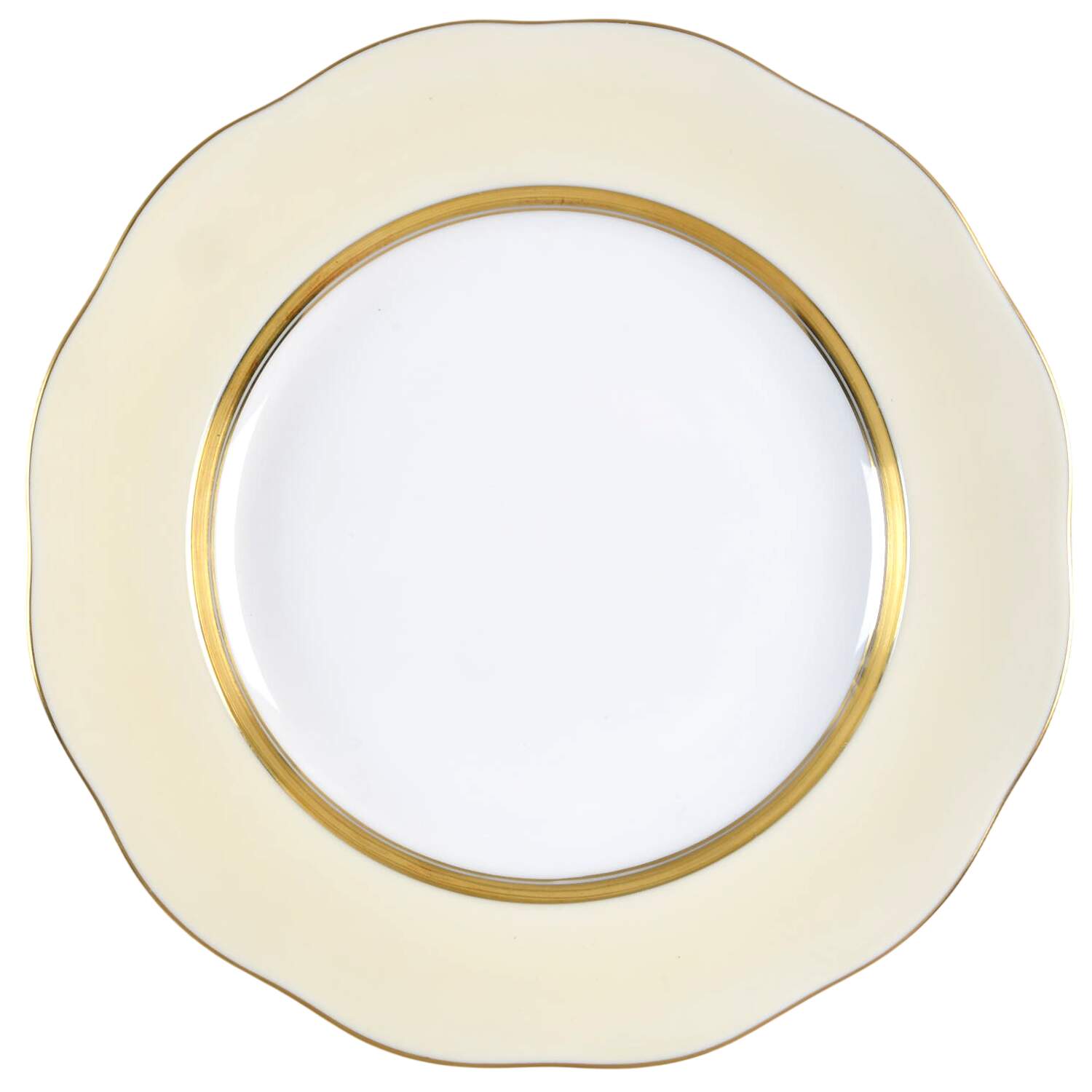 Silk Ribbon Salad/Dessert Plate by Herend-1