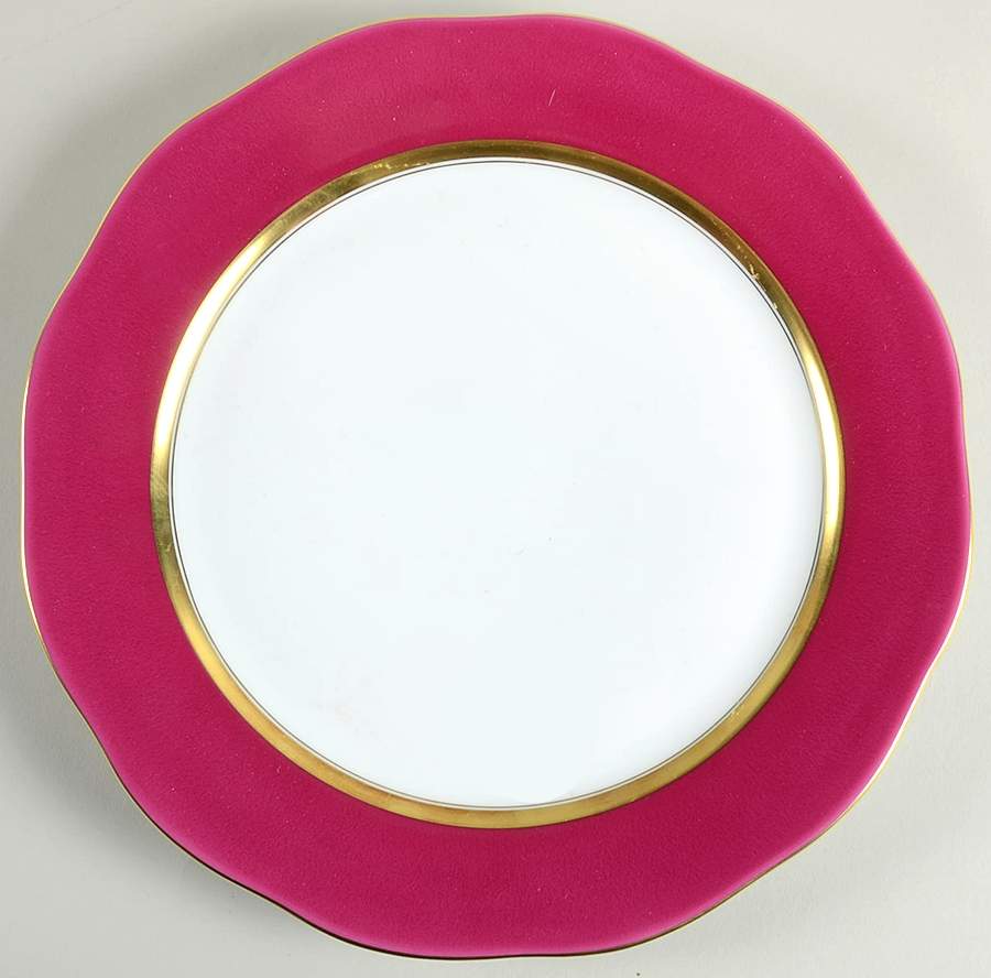 Silk Ribbon Service Plate (Charger) by Herend-1