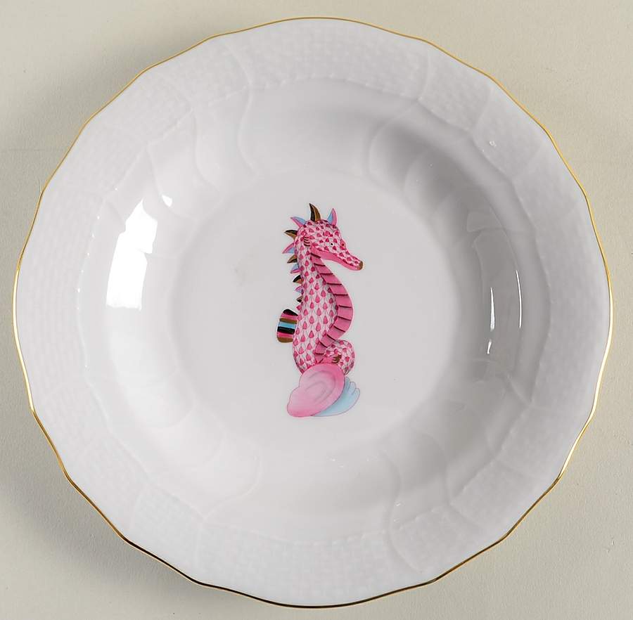 Aquatic Dessert Dessert/Pie Plate by Herend-1