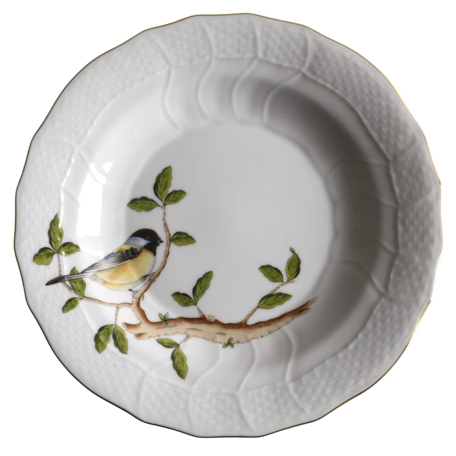 Songbird Dessert/Pie Plate by Herend-1