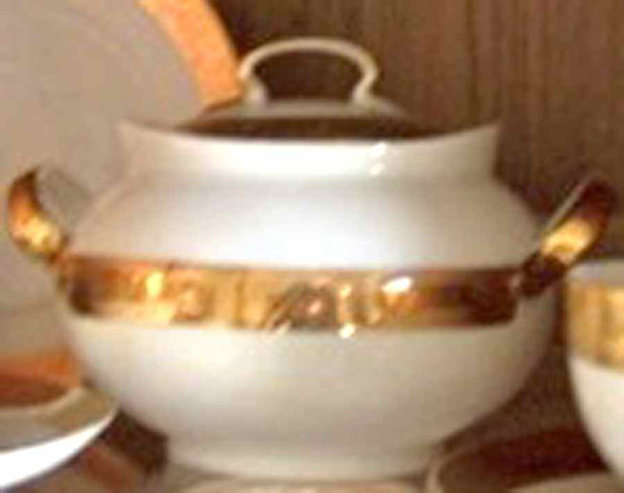 HUT2021 Sugar Bowl & Lid by Hutschenreuther-1