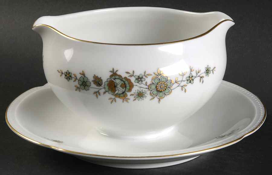 19839 Gravy Boat with Attached Underplate by Heinrich - H&C-1