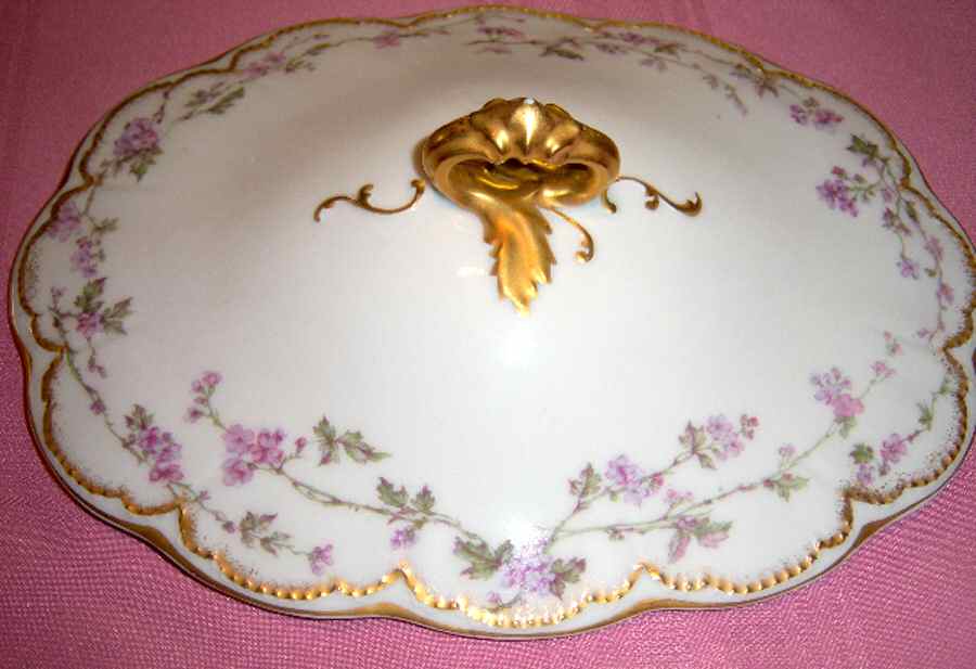 Schleiger 449-2 Lid for Oval Vegetable by Haviland-1