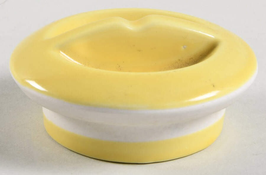 Canary Yellow Lipton Cozy Teapot Lid for Lipton Teapot by Hall-1