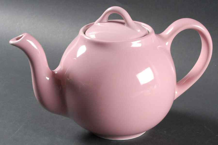Pink 12 Ounce French Teapot & Lid by Hall-1