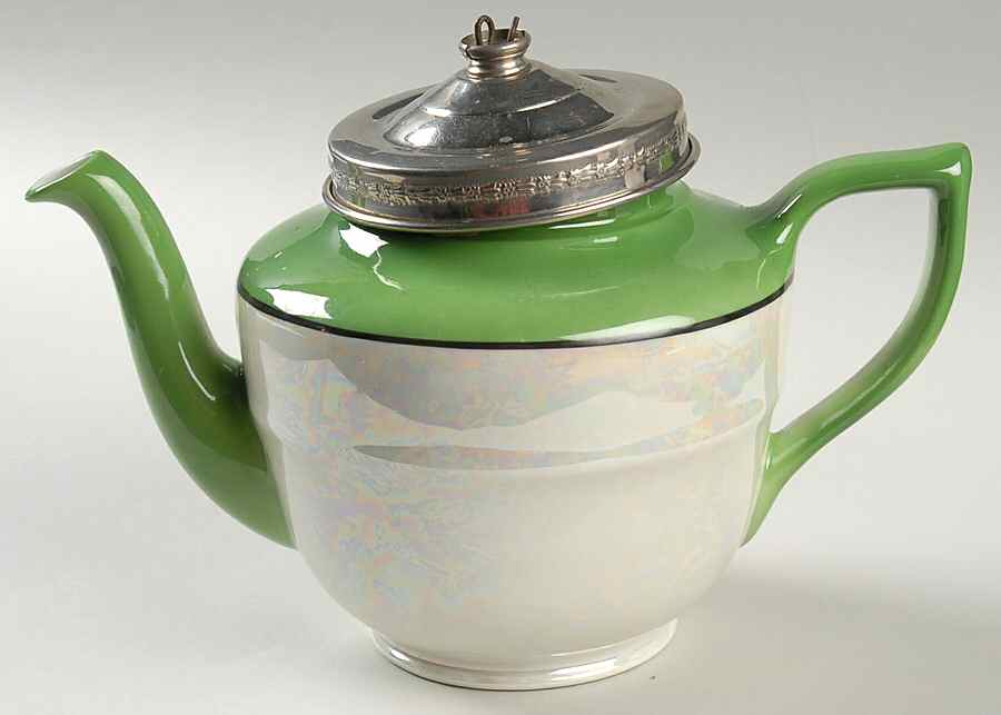 Teapots By Hall (Non-Pattern) Edwards Teapot with Metal Lid(Tea Bobber) by Hall-1