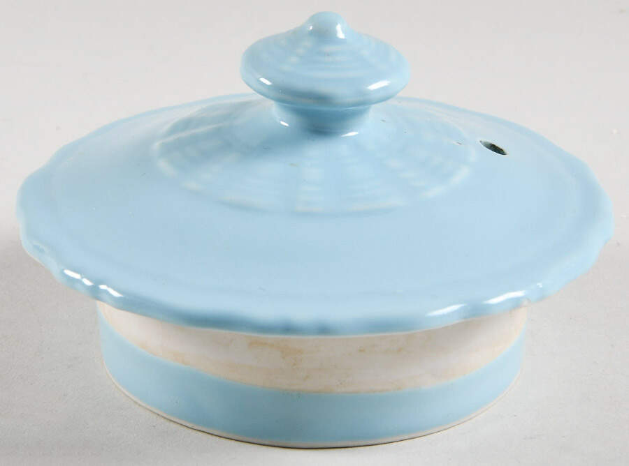 Blue Spice Lid for Teapot by Hall-1