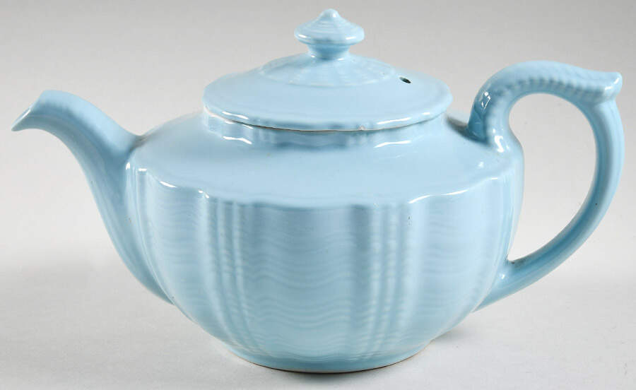 Blue Spice Teapot & Lid by Hall-1