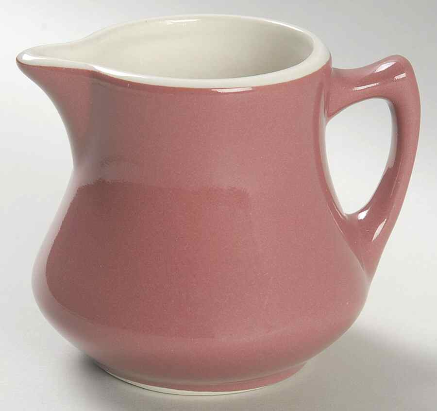 Old Rose Empire Creamer by Hall-1