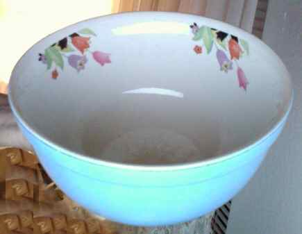 Blue Crocus 7" Thick Rim Bowl by Hall-1