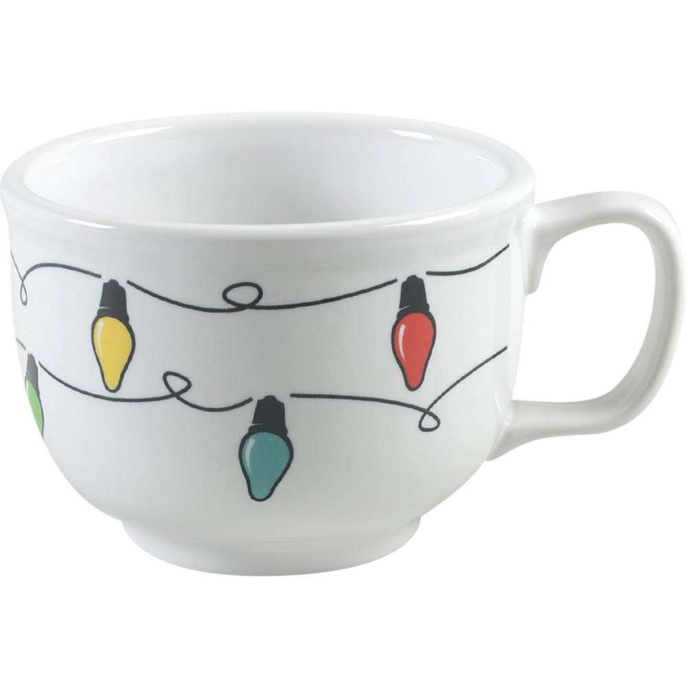 Fiesta Christmas Lights Jumbo Cup by Homer Laughlin -1