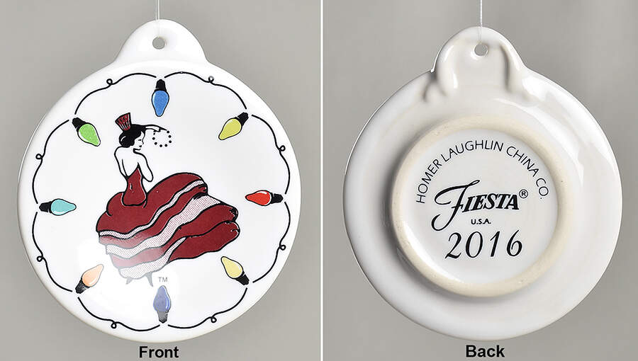 Fiesta Christmas Lights Ornament by Homer Laughlin -1