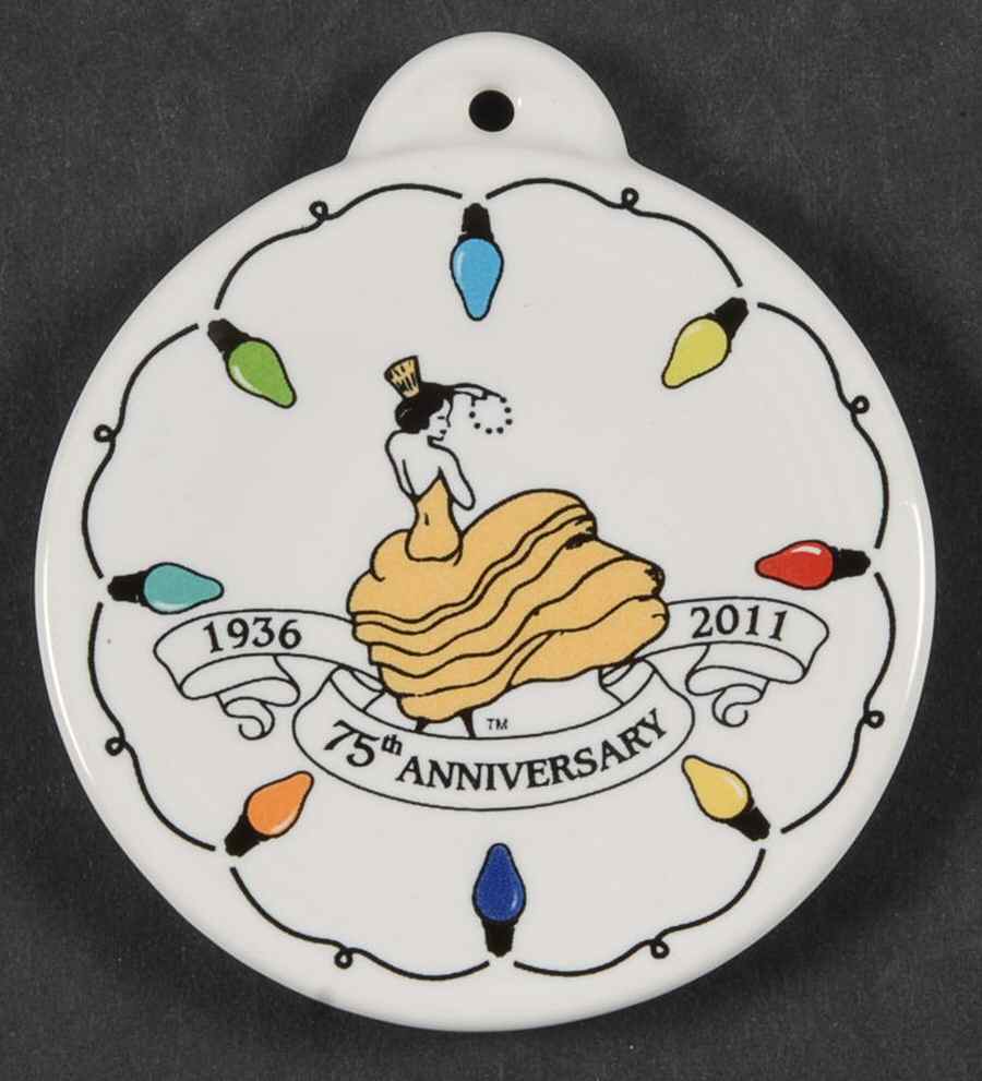 Fiesta Christmas Lights 75th Anniversary Ornament by Homer Laughlin -1