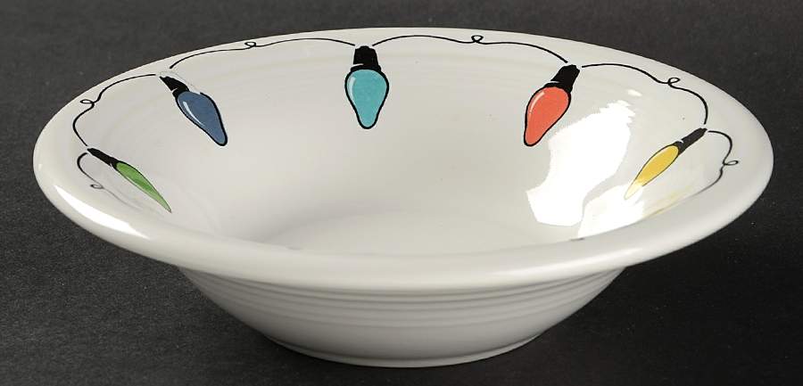 Fiesta Christmas Lights Stacking Bowl by Homer Laughlin -1