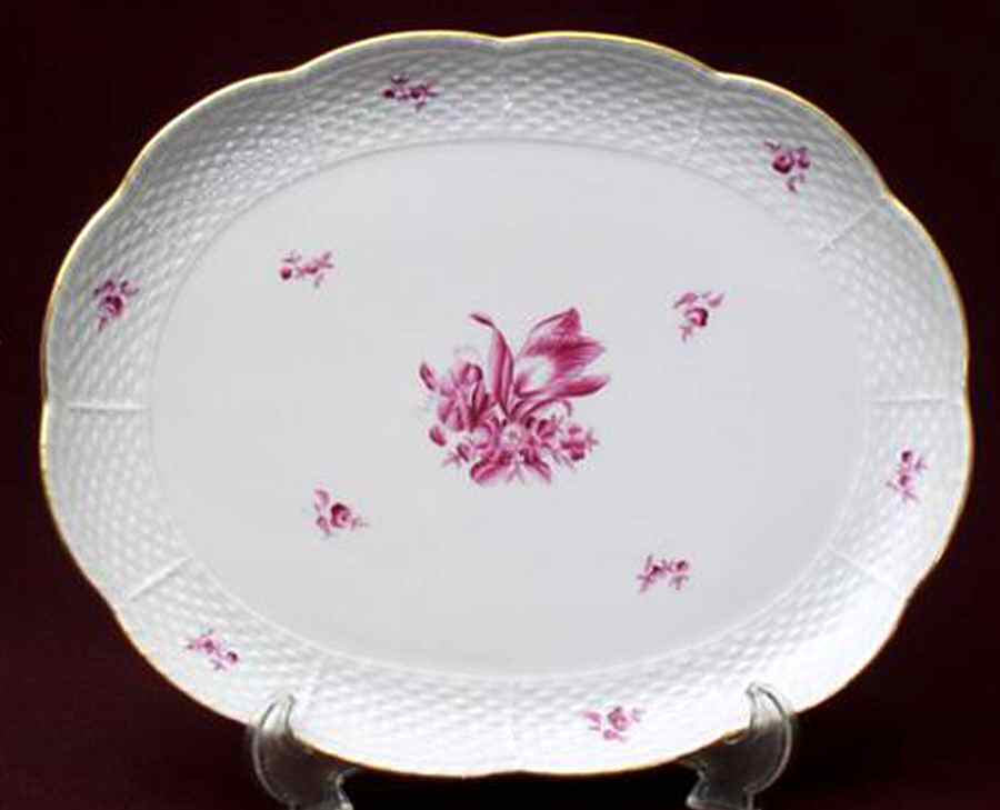 HER75 12" Oval Tray by Herend-1