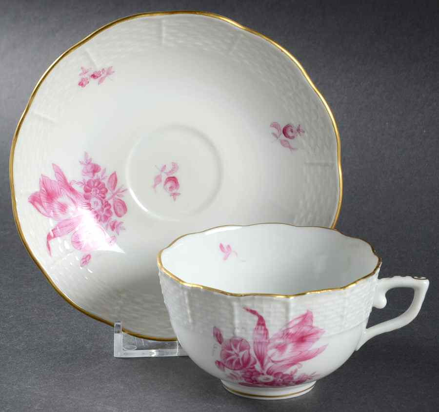 HER75 Flat Demitasse Cup & Saucer Set by Herend-1